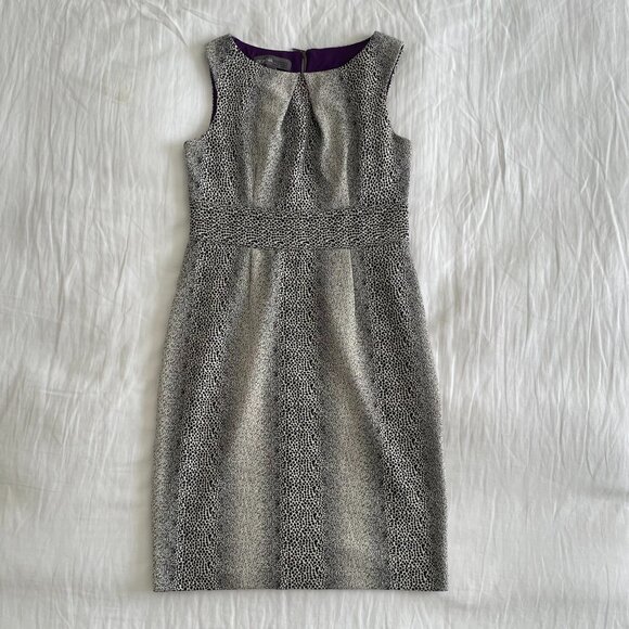 Donna Ricco Patterned Sheath Dress (sz 6) - Picture 1 of 4